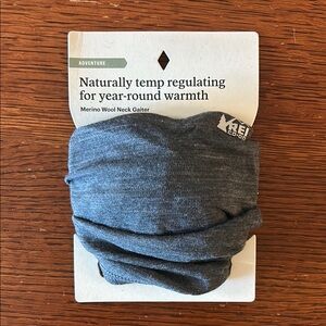 REI Co-op Merino Wool Neck Gaiter - Gray